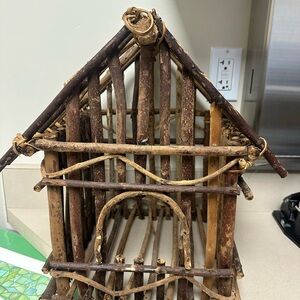 Rustic Wooden Birdhouse